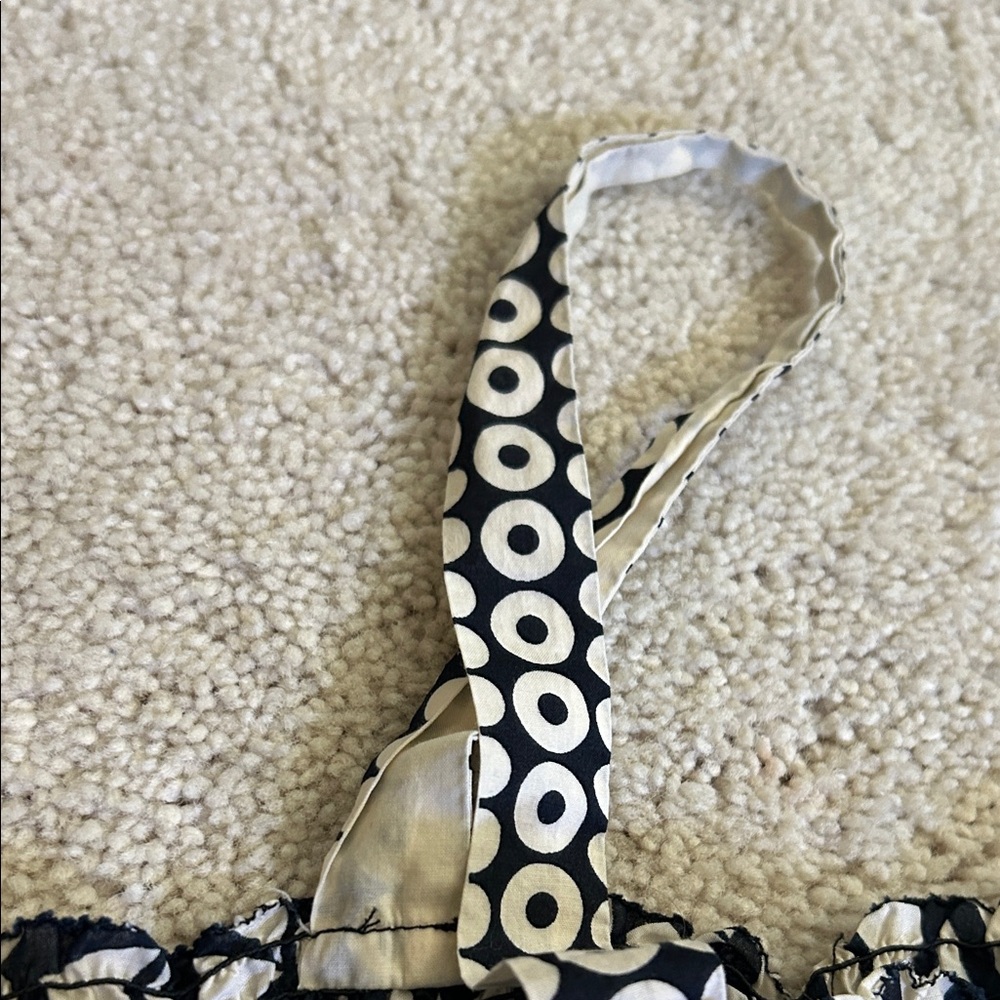 Calvin Klein Black and White Patterned Top - Picture 3 of 4